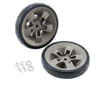 67445 Lot de 2 roues de rechange pour barbecue Weber Wheels Genesis II et Genesis II LX 200 300 400 600 Series GS4 (années de construction 2017 et plus récent) Weber II E-310 20,3 cm en plastique noir