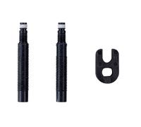 Schwalbe Extensions de soupape filetées 675502 – x2, 30 mm, Noir, blister