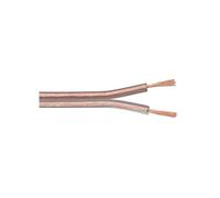 [67717] Goobay Bobine Câble Haut parleur 2x0,75mm² CCA 25 m Transparent