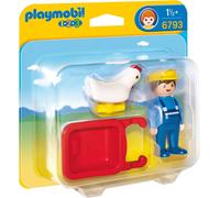 6793 - 1.2.3. Playmobil - Fermier Avec Brouette