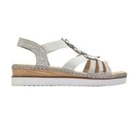 Rieker - 679l4 - Sandales - Femme - Semelle Amovible : Non - Blanc - Taille 42 EU
