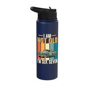 67e anniversaire de I Am Six Seven Funny Meme Stainless Steel Insulated Water Bottle