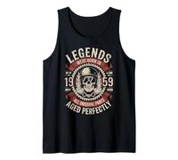 67e Anniversaire Legends sont nés en 1959 Biker Motorcycle Débardeur