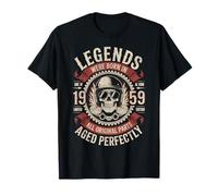 67e Anniversaire Legends sont nés en 1959 Biker Motorcycle T-Shirt