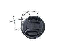 67mm Center Pinch Snap- Front Lens Cap with Strap Hood Cover Protector DSLR Camera Lenses Dust Scratch Protection