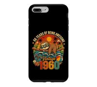 67th Birthday Retro Sloth Tropical Vintage 1959 67 Years Old Coque pour iPhone 7 Plus/8 Plus