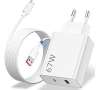 67W Chargeur Rapide Avec 2M Câble Usb C Pour Redmi Note 14 Pro 14S 13 12,2 Ports Adaptateur Secteur Avec Pd 45W,Chargeur Turbo Pour Xiaomi14T Pro 13T 13 Lite 14 Ultra Pad 7Pro Poco X7 X6 M7Pro F6 F5