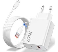 67w Chargeur Rapide Avec 2m Câble Usb C Pour Redmi Note 14 Pro 14s 13 12,2 Ports Adaptateur Secteur Avec Pd 45w,Chargeur Turbo Pour Xiaomi 14t Pro 13t 13 Lite 14 Ultra Pad 7pro Poco X7 X6 M7pro F6 F5
