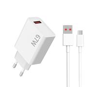 67W Chargeur Rapide avec 6A Câble USB C Compatible avec Xiaomi 14 /14T/13 Pro/13 Lite/12X/12/12T/11T/10T/ Redmi Note 15/14 Pro 5g/13 5G/12S/12/11S/11/11 Pro+ 5G/10/POCO M6 /M5S/X6/X5/X4 Pro/13 Lite