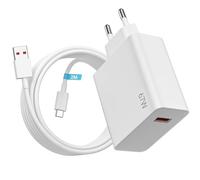67W Chargeur Rapide USB avec Câble USB C 2M pour Xiaomi 17T Pad 7 Pro 14T 13T Mix Flip Mix Fold 3 Redmi Note 14S 13 15 Pro POCO X6 M6, 45W 33W Chargeur Charge Rapide pour POCO M7 Redmi 15 5G Redmi 13x