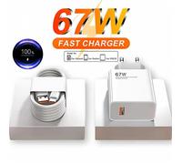 67W EU US chargeur Ultra rapide pour Xiaomi 11 12 13T 14T 15 Note 11T 12T 13 14 Pro POCO Type C USB Turbo câble de charge rapide