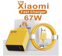 67W USB chargeur rapide pour Xiaomi 15 14 13 12 11 10 Ultra Note 12T 13 Pro Turbo Charge rapide Type C câble de Charge USB[Q743]