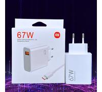 67w Xiaomi chargeur d'origine Turbo Charge Gan adaptateur ue 6A câble Usb Type C pour Poco x5 F5 Pro Mi 13 Lite Mix Fold 3 2 téléphone