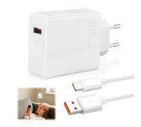67W Xiaomi Chargeur Fast USB C Cable 2M Rapide Adaptateur Secteur pour Xiao-mi 14 13 12 12t 12s Pro Lite Mi14 Mi13T Mi13 13 Pro Mi12 12 Mi11 Mi10 Redmi Note 13 12 11 10 9 Poco F5 F5 X6 X5 X4