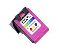 67xxl Life d'impression Prolongée Black/Colored Cartridge Large Compatibilité pour 2723 2721 2330 4122 2755 Printers Long Time Office Encre