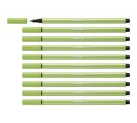 [68/34-10] STABILO Lot de 10 Feutres de Dessin PEN 68 Pointe ogive Moyenne 1 ...