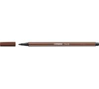 [68/45-6] STABILO Lot de 6 Feutres de Dessin PEN 68 Pointe Moyenne 1 mm Brun