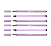 [68/59-6] Stabilo Lot de 6 Feutres de dessin Pen 68 lilas clair