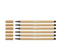 Feutre dessin - STABILO Pen 68 - 1 feutre pointe moyenne -ocre foncé