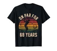 68 Ans Anniversaire Golf On Par For 68 Ans Cadeau Homme T-Shirt