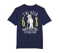 68 Ans Anniversaire Homme | J'Ai déjà 68 Ans | Humour 68ème T-Shirt, Homme Grandes Tailles, Bleu Marine, 2X Tall