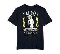 68 Ans Anniversaire Homme | J'Ai déjà 68 Ans | Humour 68ème T-Shirt, Homme Grandes Tailles, Noir, 4X Tall