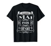 68 Ans Anniversaire Homme Millésime Fabriqué en Mai 1958 T-Shirt