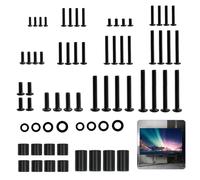68 Pièces Acier Vesa Vis M4-M8 Pour Support TV 80 Pouces | Polyvalent : Parfait Pour Supports Muraux, Pieds De Table, Fixations Au Plafond, Bras Pour Moniteurs Et Projecteurs.