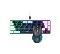 68 Teclas Teclado MecÃnico Compacto RGB Luminoso Mouse e para Jogos PC Gaming A