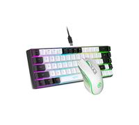 68 Teclas Teclado MecÃnico Compacto RGB Luminoso Mouse e para Jogos PC Gaming B