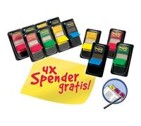 [Ref:680-P12] POST-IT Marque-pages Index, 25,4 x 43,2 mm, lot de 8+4 offert