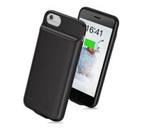 [6800 mAh] Coque batterie pour iPhone 6/6S/7/8, batterie rechargeable de grande capacité, coque de protection portable intelligente de secours pour iPhone 6/6S/7/8 (1 paquet)