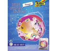 [68106] folia Kit de Bricolage, poneys, avec Tige de Lanterne et lumière LED
