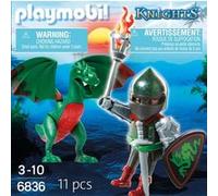 6836 Playmobil uf Combattant avec serpent geant Vert G
