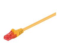 [68428] Goobay CAT 6 Câble Patch, U/UTP, Jaune 7,5m (CCA)
