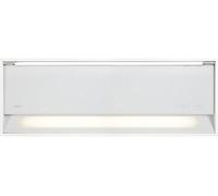 Novy Fusion 686 - Hotte - Téléscopique - largeur : 90 cm - profondeur : 28 cm - evacuation & recyclage - Blanc verre Blanc G