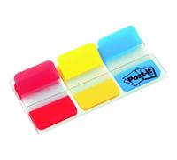 [686-RYB] Post-it Paquet de 3 x 22 Index 25,4x38mm Languettes Strong Rouge Ja...