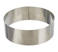 [68618] Lacor Cercle à Tarte Rond 18x6 cm inox 18/10