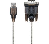 [68875] Goobay Convertisseur Transparent USB 2.0 (type A) > D-SUB/RS-232 (9 p...