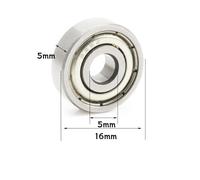 688ZZ roulement 8x16x5mm 10/40 pièces miniatures 688Z Mini roulements à billes 618/8ZZ 688 ZZ(625zz,40Pcs)