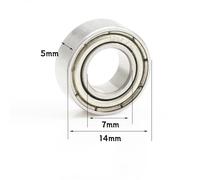 688ZZ roulement 8x16x5mm 10/40 pièces miniatures 688Z Mini roulements à billes 618/8ZZ 688 ZZ(687zz,40Pcs)