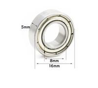 688ZZ roulement 8x16x5mm 10/40 pièces miniatures 688Z Mini roulements à billes 618/8ZZ 688 ZZ(688zz,40Pcs)