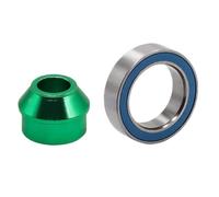 6893x Roueur à Billes 10x15x4 mm avec Adaptateur de roulement en métal Compatible avec des Accessoires de pièces de Mise à Niveau 4x4(Green)