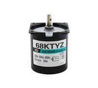 68KTYZ 28W AC 220V CW/CCW Permanent Magnet Synchronous Gear electronic starter IINKUEYK(80rpm)