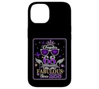 68th Birthday Queen Chapter 68 Fabulous Since 1958 Women Coque pour iPhone 14