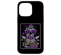 68th Birthday Queen Chapter 68 Fabulous Since 1958 Women Coque pour iPhone 14 Pro Max
