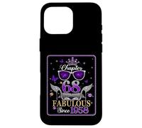 68th Birthday Queen Chapter 68 Fabulous Since 1958 Women Coque pour iPhone 16 Pro Max