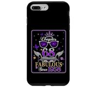68th Birthday Queen Chapter 68 Fabulous Since 1958 Women Coque pour iPhone 7 Plus/8 Plus