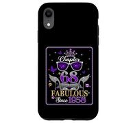 68th Birthday Queen Chapter 68 Fabulous Since 1958 Women Coque pour iPhone XR