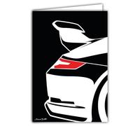 69-1111 Carte Voiture Sport Automobile Illustration Design épuré -Avec Enveloppe 12x17cm - Fabrication française - Création exclusive Denis Bultot - Pour Passionné - Rétro Vintage Mythique Iconic Luxe